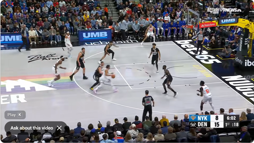 Murray, Nuggets vs Knicks