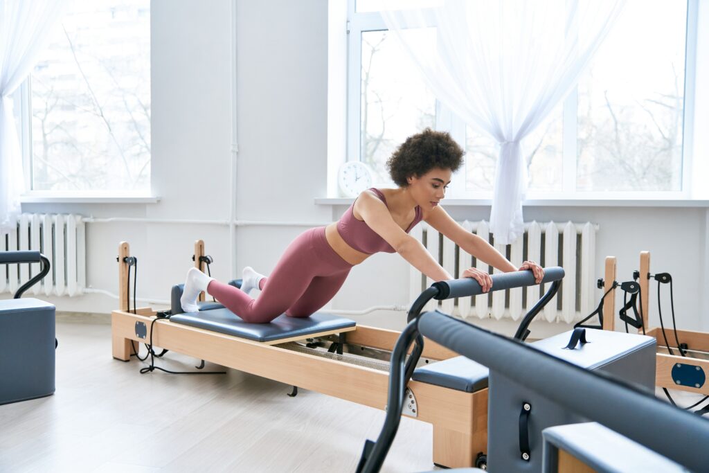 Pilates, Black Woman, Instructor