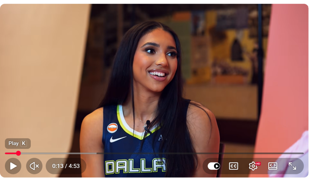 Azzi Fudd turns heads and Carter turns up the heat online Azzi Fudd